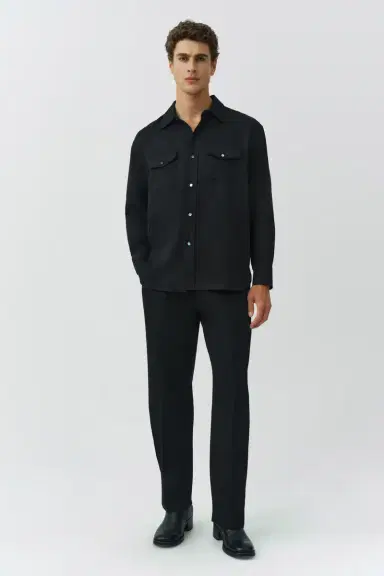 Simkhai Carter Refined Workwear Shirt | Thumbnail 2 Simkhai Carter Refined Workwear Shirt | Thumbnail 2