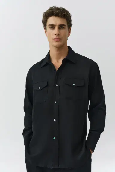 Simkhai Carter Refined Workwear Shirt | Thumbnail 4 Simkhai Carter Refined Workwear Shirt | Thumbnail 4