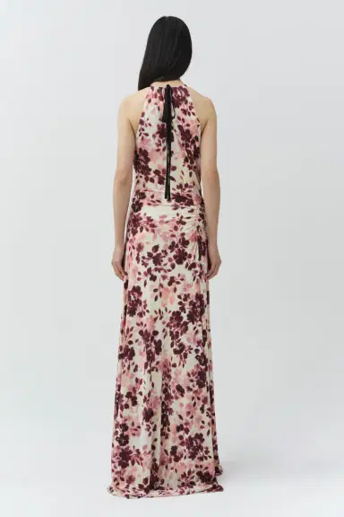 Simkhai Cerin Draped Jersey Halter Maxi Dress | Thumbnail 5 Simkhai Cerin Draped Jersey Halter Maxi Dress | Thumbnail 5