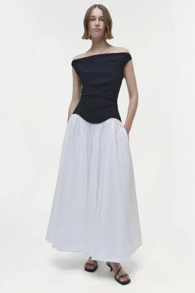 Simkhai Cersei Cotton Midi Dress | Thumbnail 2 Simkhai Cersei Cotton Midi Dress | Thumbnail 2
