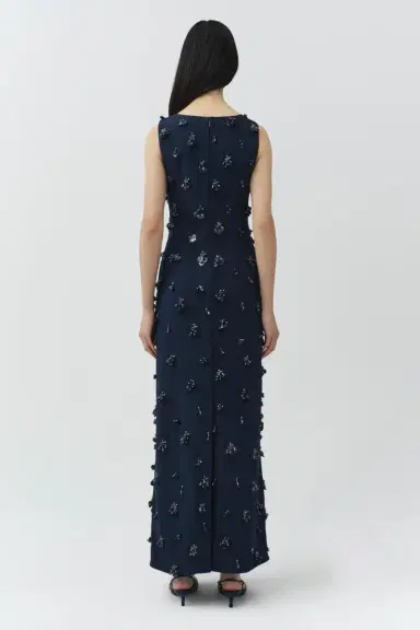 Simkhai Claudia Embellished Crepe Midi Dress | Thumbnail 5 Simkhai Claudia Embellished Crepe Midi Dress | Thumbnail 5