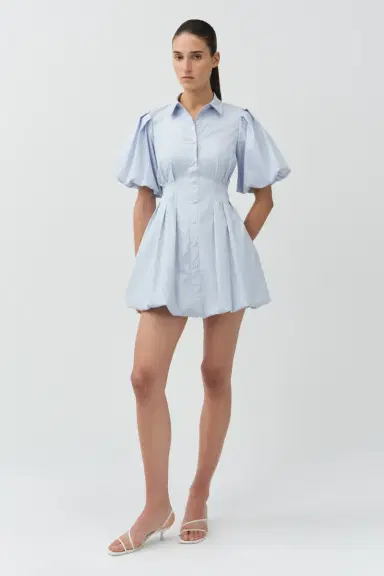 Simkhai Cleo Cotton Mini Dress | Thumbnail 2 Simkhai Cleo Cotton Mini Dress | Thumbnail 2