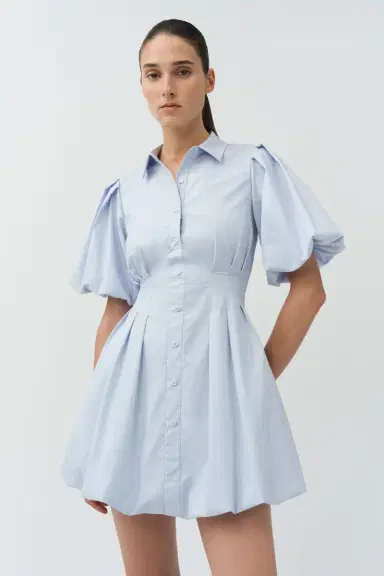 Simkhai Cleo Cotton Mini Dress | Thumbnail 3 Simkhai Cleo Cotton Mini Dress | Thumbnail 3