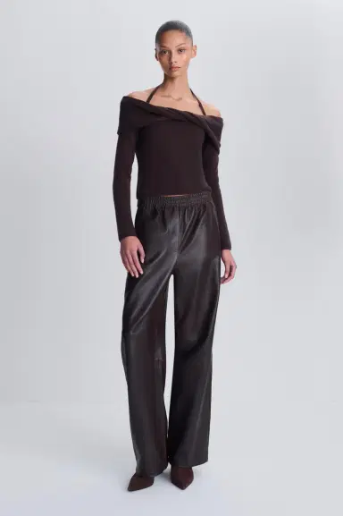 Simkhai Corrine Leather Pant | Thumbnail 2 Simkhai Corrine Leather Pant | Thumbnail 2