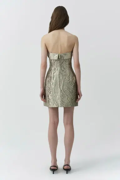 Simkhai Darcie Metallic Jacquard Mini Dress | Thumbnail 5 Simkhai Darcie Metallic Jacquard Mini Dress | Thumbnail 5