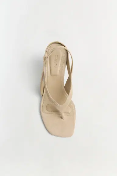 Simkhai Darya Suede Wedge Thong Sandal | Thumbnail 3 Simkhai Darya Suede Wedge Thong Sandal | Thumbnail 3