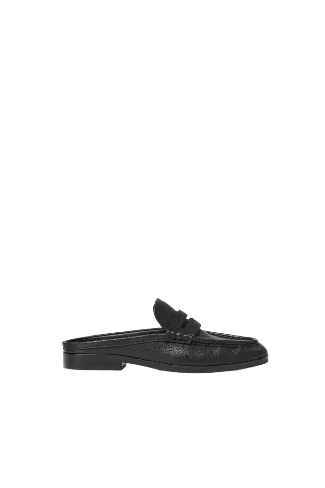 Dean Pebbled Leather Loafer Mule Dean Pebbled Leather Loafer Mule