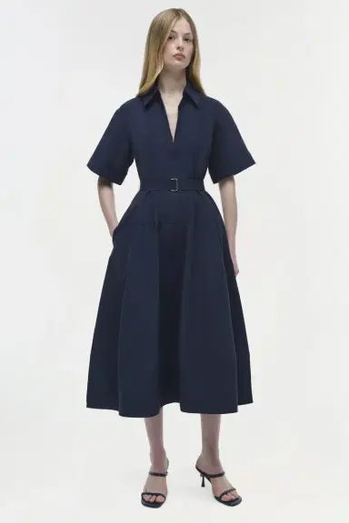 Simkhai Deanna Cotton Midi Dress | Thumbnail 2 Simkhai Deanna Cotton Midi Dress | Thumbnail 2
