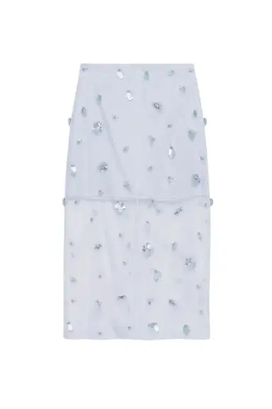 Simkhai Delilah Embellished Organza Midi Skirt | Thumbnail 1 Simkhai Delilah Embellished Organza Midi Skirt | Thumbnail 1
