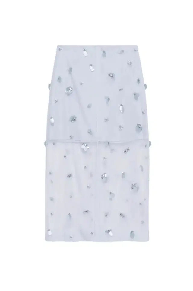 Delilah Embellished Organza Midi Skirt Delilah Embellished Organza Midi Skirt