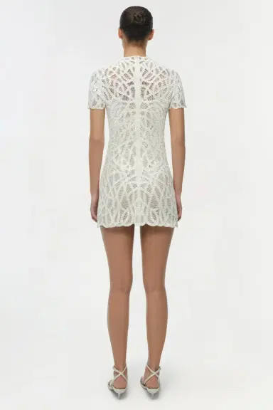 Simkhai Desiree Macrame Mini Dress | Thumbnail 5 Simkhai Desiree Macrame Mini Dress | Thumbnail 5