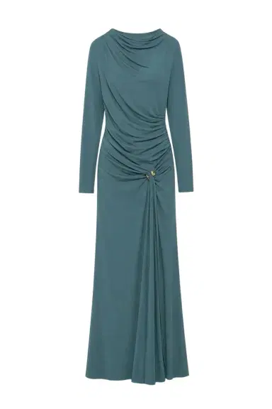 Simkhai Eleanora Draped Jersey Gown | Thumbnail 1 Simkhai Eleanora Draped Jersey Gown | Thumbnail 1