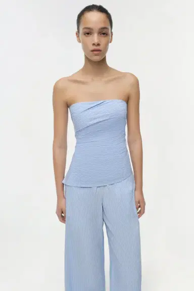 Simkhai Emerson Ruched Bustier Top | Thumbnail 3 Simkhai Emerson Ruched Bustier Top | Thumbnail 3
