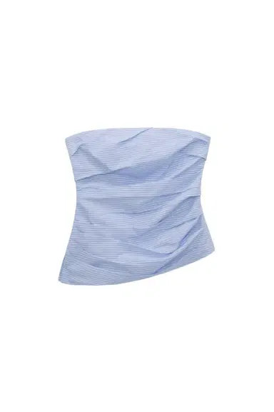Simkhai Emerson Ruched Bustier Top | Thumbnail 1 Simkhai Emerson Ruched Bustier Top | Thumbnail 1