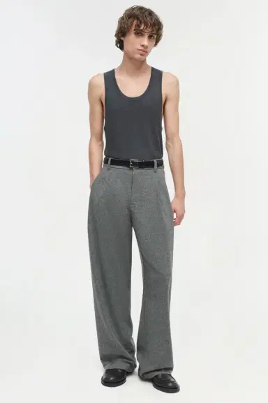 Simkhai Falcon Pleated Wide Leg Pants | Thumbnail 2 Simkhai Falcon Pleated Wide Leg Pants | Thumbnail 2