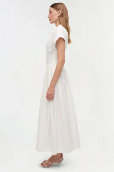 Simkhai Farlow Cotton Faille Midi Dress | Thumbnail 5 Simkhai Farlow Cotton Faille Midi Dress | Thumbnail 5