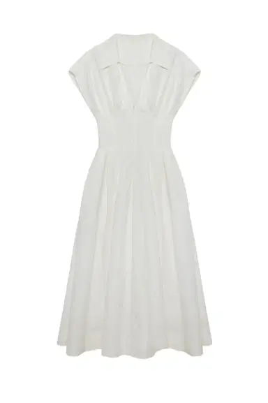 Simkhai Farlow Cotton Faille Midi Dress | Thumbnail 1 Simkhai Farlow Cotton Faille Midi Dress | Thumbnail 1