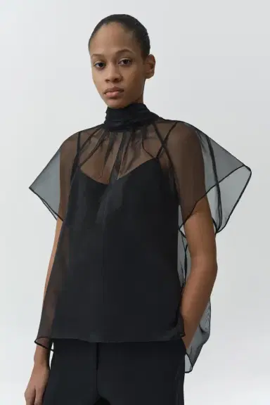 Simkhai Feyre Organza Top | Thumbnail 3 Simkhai Feyre Organza Top | Thumbnail 3