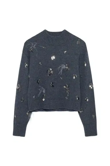 Simkhai Gabriette Embellished Sweater | Thumbnail 1 Simkhai Gabriette Embellished Sweater | Thumbnail 1