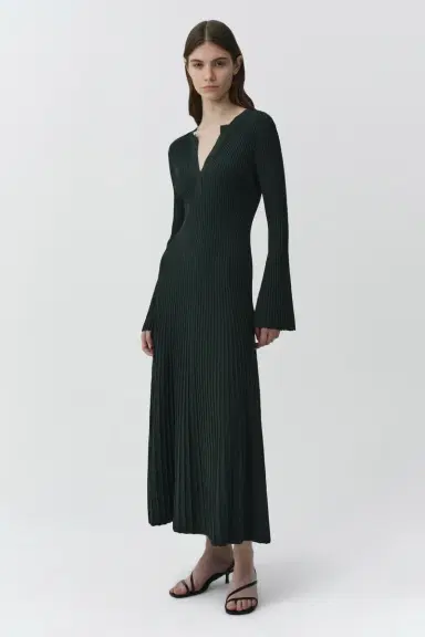 Simkhai Genna Compact Knit Midi Dress | Thumbnail 4 Simkhai Genna Compact Knit Midi Dress | Thumbnail 4