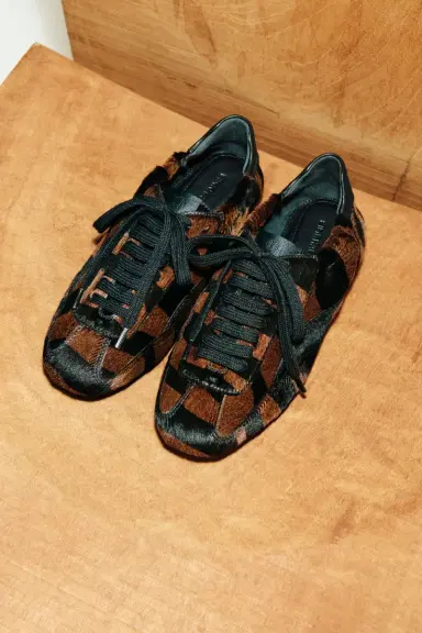 Simkhai Georgie Calf Hair Sneaker | Thumbnail 2 Simkhai Georgie Calf Hair Sneaker | Thumbnail 2