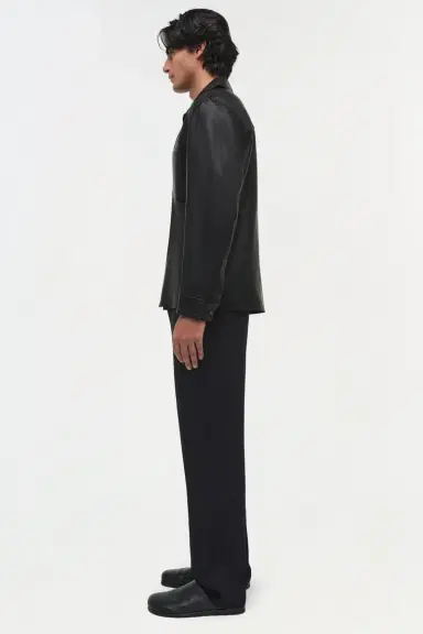 Simkhai Gibson Leather Shirt Jacket | Thumbnail 5 Simkhai Gibson Leather Shirt Jacket | Thumbnail 5