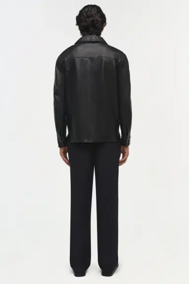 Simkhai Gibson Leather Shirt Jacket | Thumbnail 6 Simkhai Gibson Leather Shirt Jacket | Thumbnail 6