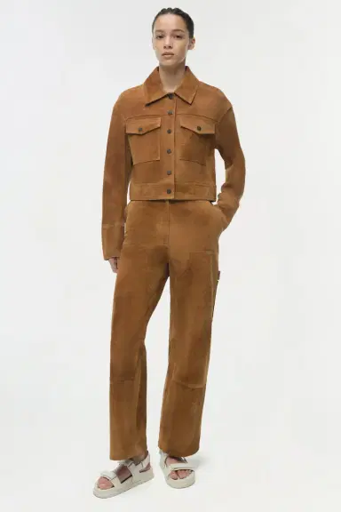 Simkhai Grafton Suede Jacket | Thumbnail 2 Simkhai Grafton Suede Jacket | Thumbnail 2