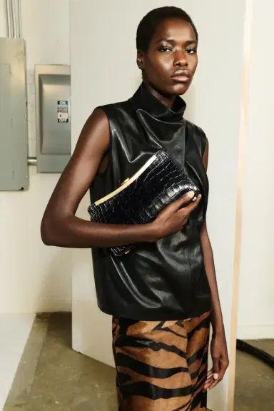 Simkhai Halley Leather Top | Thumbnail 2 Simkhai Halley Leather Top | Thumbnail 2