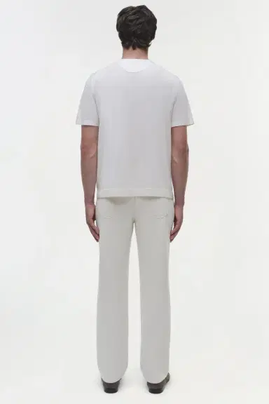 Simkhai Hayes Silk Linen Henley | Thumbnail 5 Simkhai Hayes Silk Linen Henley | Thumbnail 5