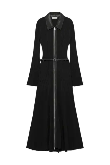 Simkhai Ismelle Collared Knit Midi Dress | Thumbnail 1 Simkhai Ismelle Collared Knit Midi Dress | Thumbnail 1
