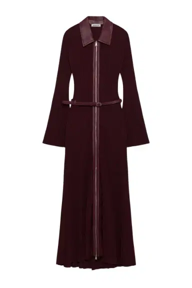 Simkhai Ismelle Collared Knit Midi Dress | Thumbnail 1 Simkhai Ismelle Collared Knit Midi Dress | Thumbnail 1