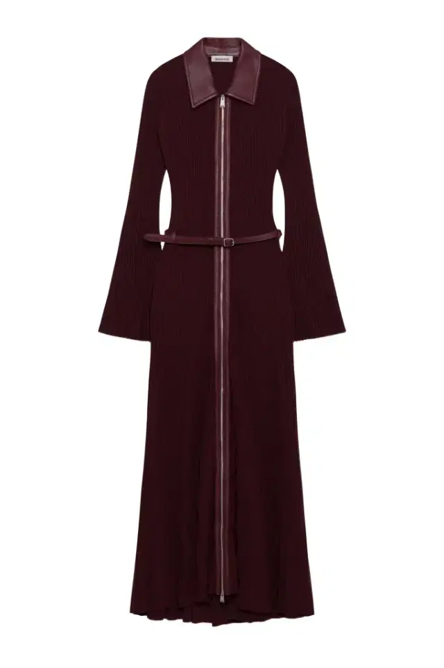 Ismelle Collared Knit Midi Dress Ismelle Collared Knit Midi Dress