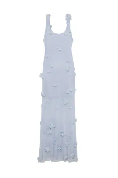 Simkhai Ivi Floral Applique Midi Dress | Thumbnail 1 Simkhai Ivi Floral Applique Midi Dress | Thumbnail 1