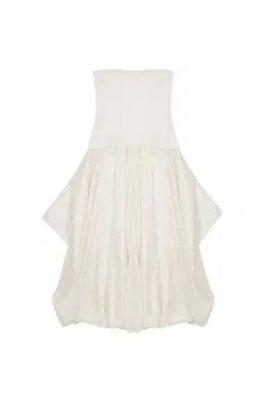 Simkhai Izzy Strapless Taffeta Midi Dress | Thumbnail 1 Simkhai Izzy Strapless Taffeta Midi Dress | Thumbnail 1