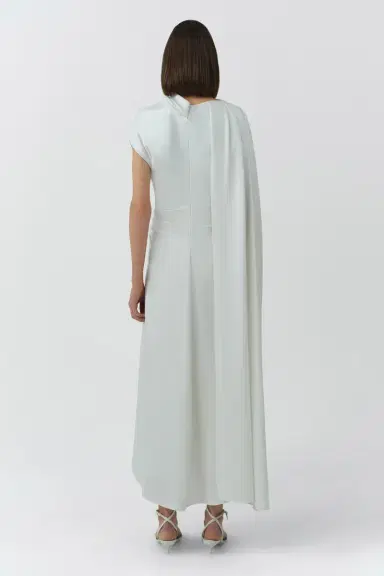 Simkhai Jacka Satin Cape Midi Dress | Thumbnail 5 Simkhai Jacka Satin Cape Midi Dress | Thumbnail 5