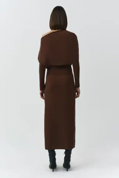 Simkhai Janese Off Shoulder Knit Midi Dress | Thumbnail 5 Simkhai Janese Off Shoulder Knit Midi Dress | Thumbnail 5