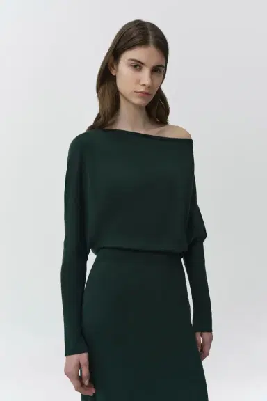 Simkhai Janese Off Shoulder Knit Midi Dress | Thumbnail 3 Simkhai Janese Off Shoulder Knit Midi Dress | Thumbnail 3