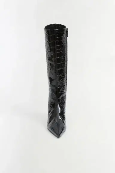 Simkhai Janine Croc-Embossed Leather Knee High Boot | Thumbnail 3 Simkhai Janine Croc-Embossed Leather Knee High Boot | Thumbnail 3