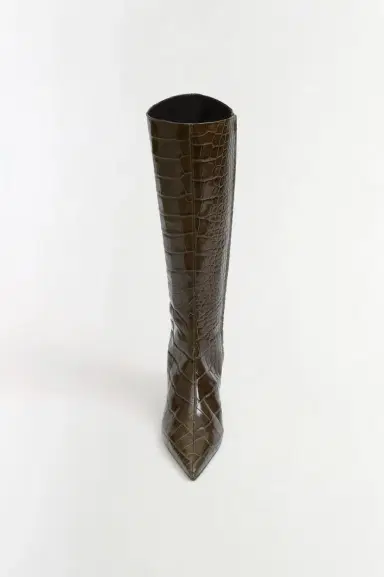 Simkhai Janine Croc-Embossed Leather Knee High Boot | Thumbnail 3 Simkhai Janine Croc-Embossed Leather Knee High Boot | Thumbnail 3