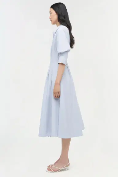 Simkhai Jazz Cotton Pintuck Midi Dress | Thumbnail 4 Simkhai Jazz Cotton Pintuck Midi Dress | Thumbnail 4