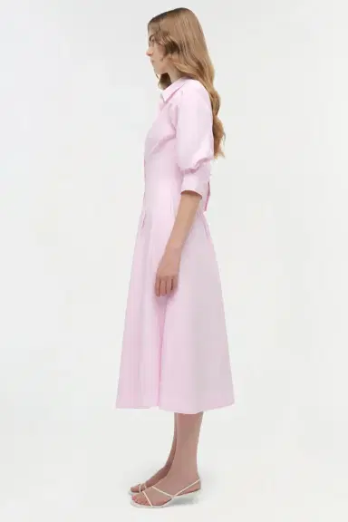 Simkhai Jazz Cotton Pintuck Midi Dress | Thumbnail 4 Simkhai Jazz Cotton Pintuck Midi Dress | Thumbnail 4