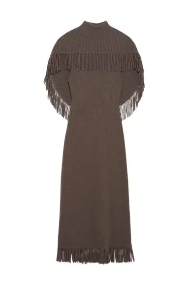 Simkhai Jordan Knit Fringe Midi Dress | Thumbnail 1 Simkhai Jordan Knit Fringe Midi Dress | Thumbnail 1