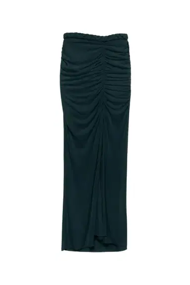 Simkhai Juna Draped Jersey Midi Skirt | Thumbnail 1 Simkhai Juna Draped Jersey Midi Skirt | Thumbnail 1