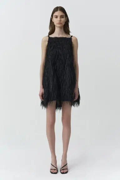 Simkhai Kalla Fringe Jacquard Mini Dress | Thumbnail 2 Simkhai Kalla Fringe Jacquard Mini Dress | Thumbnail 2