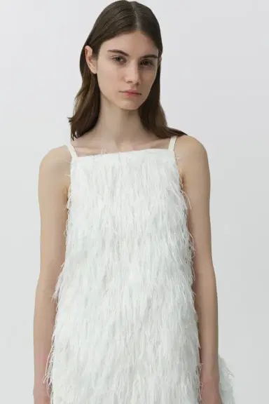 Simkhai Kalla Fringe Jacquard Mini Dress | Thumbnail 4 Simkhai Kalla Fringe Jacquard Mini Dress | Thumbnail 4