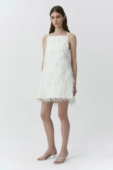 Simkhai Kalla Fringe Jacquard Mini Dress | Thumbnail 5 Simkhai Kalla Fringe Jacquard Mini Dress | Thumbnail 5