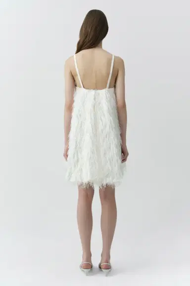 Simkhai Kalla Fringe Jacquard Mini Dress | Thumbnail 6 Simkhai Kalla Fringe Jacquard Mini Dress | Thumbnail 6