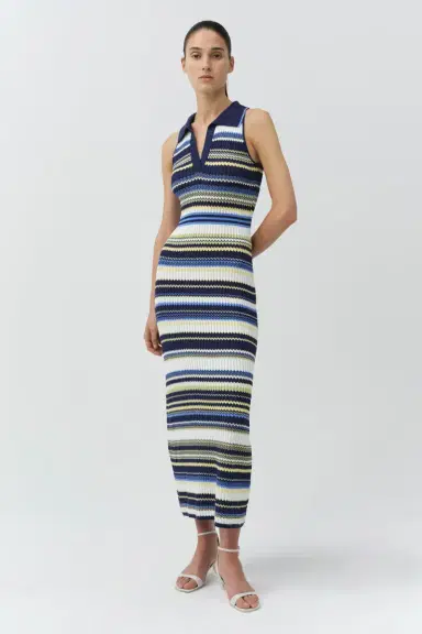 Simkhai Kerrin Knit Midi Dress | Thumbnail 2 Simkhai Kerrin Knit Midi Dress | Thumbnail 2