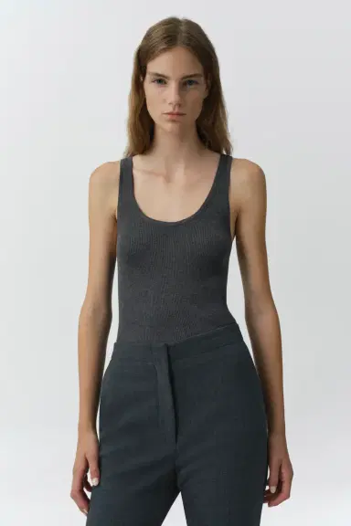 Simkhai Kioni Silk Cashmere Tank | Thumbnail 3 Simkhai Kioni Silk Cashmere Tank | Thumbnail 3